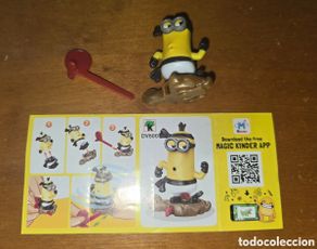 Figuras de goma Kinder: Figura kinder DV600 + bpz minion kárate yudo los minions Gru mi villano favorito muñeco